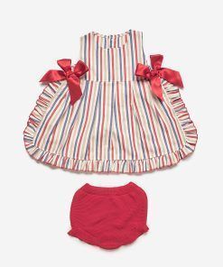 Vestido con Braga punto Tela