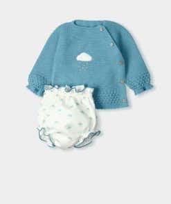 Conjunto Pololo Bebé 2P Teal