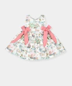 Vestido niña con lazos laterales