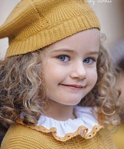 Boina De Punto Niña Color Oro JULIANA