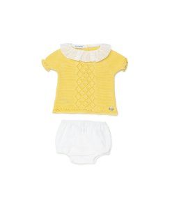 Conjunto braga plumeti  Tachon rombos de Juliana  Nueva colección Primavera -verano 2024