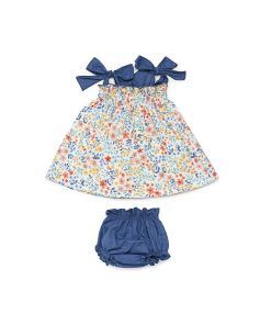Vestido engomado braga florecillas  de Juliana  Nueva colección Primavera -verano 2024
