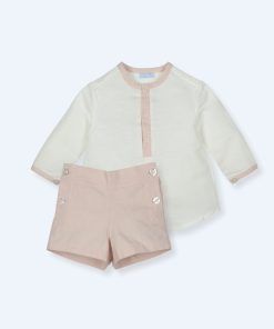   Conjunto Camisa Polera y pantalon corto Cala salado de Mac Ilusión  Nueva colección PV 2024