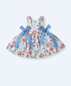 Vestido estampado floral Algodón Cala de Roche de Mac Ilusión  Nueva colección PV 2024  Diseñado y Fabricado en España  HERMANOS CONJUNTADOS 