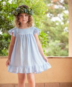 Vestido niña Flora  ,Nueva Colección pv 2024 de Babidu   Especial Ceremonia