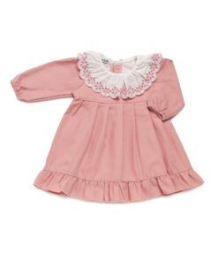 Vestido enterizo 2 volantes puntilla  Juliana otoño-invierno 24-25
