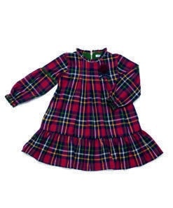 Vestido enterizo cuadros rioja   de Juliana otoño-invierno 24-25