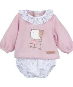 Conjunto bebé niña Pololo Navia de Calamaro baby