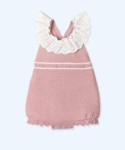 Pelele desmangado tirantes cruzado tira bordada Mac Ilusión, colección primavera -verano 