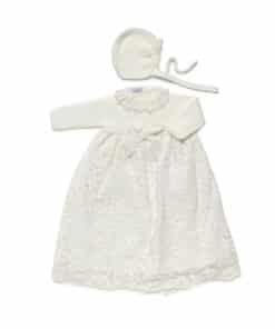 FALDON ENCAJE CUERPO RECOGIDAS