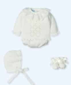 Conjunto 4 piezas punto M/L corto y tul bordado Special PV
