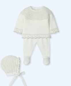 Conjunto 3 Piezas con gorro Cánesu DOTS BLISS